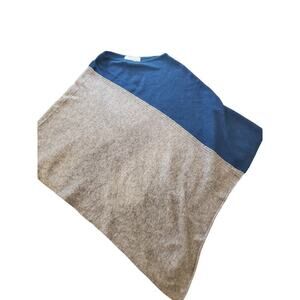 Celeste Wool/Cashmere Poncho Lightweight One size